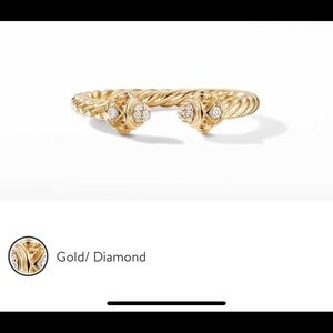 David Yurman 18k Yellow Gold Ring